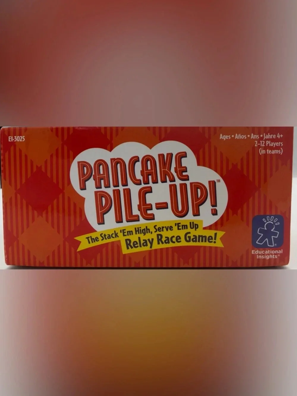 Pancake Pile-Up! Relay Race Game - Teal - Educational Insights